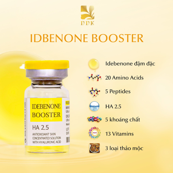 Meso IDEBENONE BOOSTER trắng sáng, dưỡng ẩm da, mờ nám